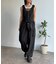 【2点セット】ストレッチナイロンパッカブルサロペ
