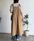 【2点セット】ストレッチナイロンパッカブルジップワンピース