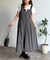 【2点セット】ストレッチナイロンパッカブルジップワンピース