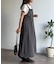 【2点セット】ストレッチナイロンパッカブルジップワンピース
