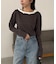 【CAPRICIEUX LE'MAGE】バルーンネックロンT