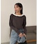 【CAPRICIEUX LE'MAGE】バルーンネックロンT