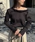 【CAPRICIEUX LE'MAGE】バルーンネックロンT