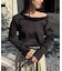 【CAPRICIEUX LE'MAGE】バルーンネックロンT