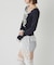 【WHO'S WHO gallery】レースリメイクメッセージトップス
