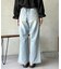ダメージレースデニムパンツ