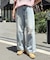 ダメージレースデニムパンツ