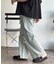 ワイドストレートダメージデニム