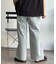 ワイドストレートダメージデニム