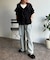 ワイドストレートダメージデニム