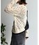 【U.S. POLO ASSN.】フェイクレイヤードシアーカーディガン