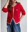 【U.S. POLO ASSN.】フェイクレイヤードシアーカーディガン