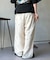 シアー花柄刺繍パンツ