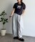 裾フリルドットパンツ