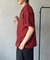 ワッペンドビー半袖開襟シャツ