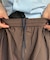 接触冷感タックワイドスラックス