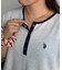 【U.S. POLO ASSN.】ワッフルヘンリーワンピース