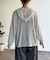 キャンディースリーブレースパーカー