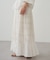 【Loungedress】【INDIA】ギャザーティアードレーススカート