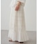 【Loungedress】【INDIA】ギャザーティアードレーススカート