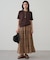 【Loungedress】【INDIA】ギャザーティアードレーススカート