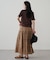 【Loungedress】【INDIA】ギャザーティアードレーススカート