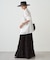 【Loungedress】【INDIA】ギャザーティアードレーススカート
