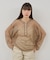 【Kastane】【WHIMSIC】シアーボーダーヘンリーネックプルオーバー