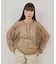 【Kastane】【WHIMSIC】シアーボーダーヘンリーネックプルオーバー