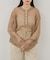 【Kastane】【WHIMSIC】シアーボーダーヘンリーネックプルオーバー