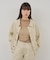 【Kastane】【WHIMSIC】シアーボーダーヘンリーネックプルオーバー