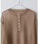 【Kastane】【WHIMSIC】シアーボーダーヘンリーネックプルオーバー
