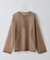 【Kastane】【WHIMSIC】シアーボーダーヘンリーネックプルオーバー