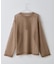 【Kastane】【WHIMSIC】シアーボーダーヘンリーネックプルオーバー