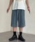 【セットアップ可】冷感カットデニムショーツ