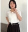 【CAPRICIEUX LE'MAGE】レースノット5分袖トップス