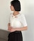 【CAPRICIEUX LE'MAGE】レースノット5分袖トップス