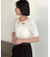 【CAPRICIEUX LE'MAGE】レースノット5分袖トップス