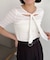 【CAPRICIEUX LE'MAGE】レースノット5分袖トップス