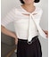 【CAPRICIEUX LE'MAGE】レースノット5分袖トップス