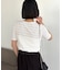 【CAPRICIEUX LE'MAGE】レースノット5分袖トップス