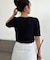 【CAPRICIEUX LE'MAGE】レースノット5分袖トップス