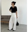【CAPRICIEUX LE'MAGE】レースノット5分袖トップス