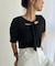 【CAPRICIEUX LE'MAGE】レースノット5分袖トップス