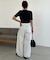 【CAPRICIEUX LE'MAGE】レースノット5分袖トップス
