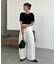 【CAPRICIEUX LE'MAGE】レースノット5分袖トップス