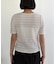 【CAPRICIEUX LE'MAGE】レースノット5分袖トップス