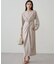 【Loungedress】ツイストVネックワンピース