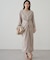 【Loungedress】ツイストVネックワンピース