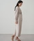 【Loungedress】ツイストVネックワンピース